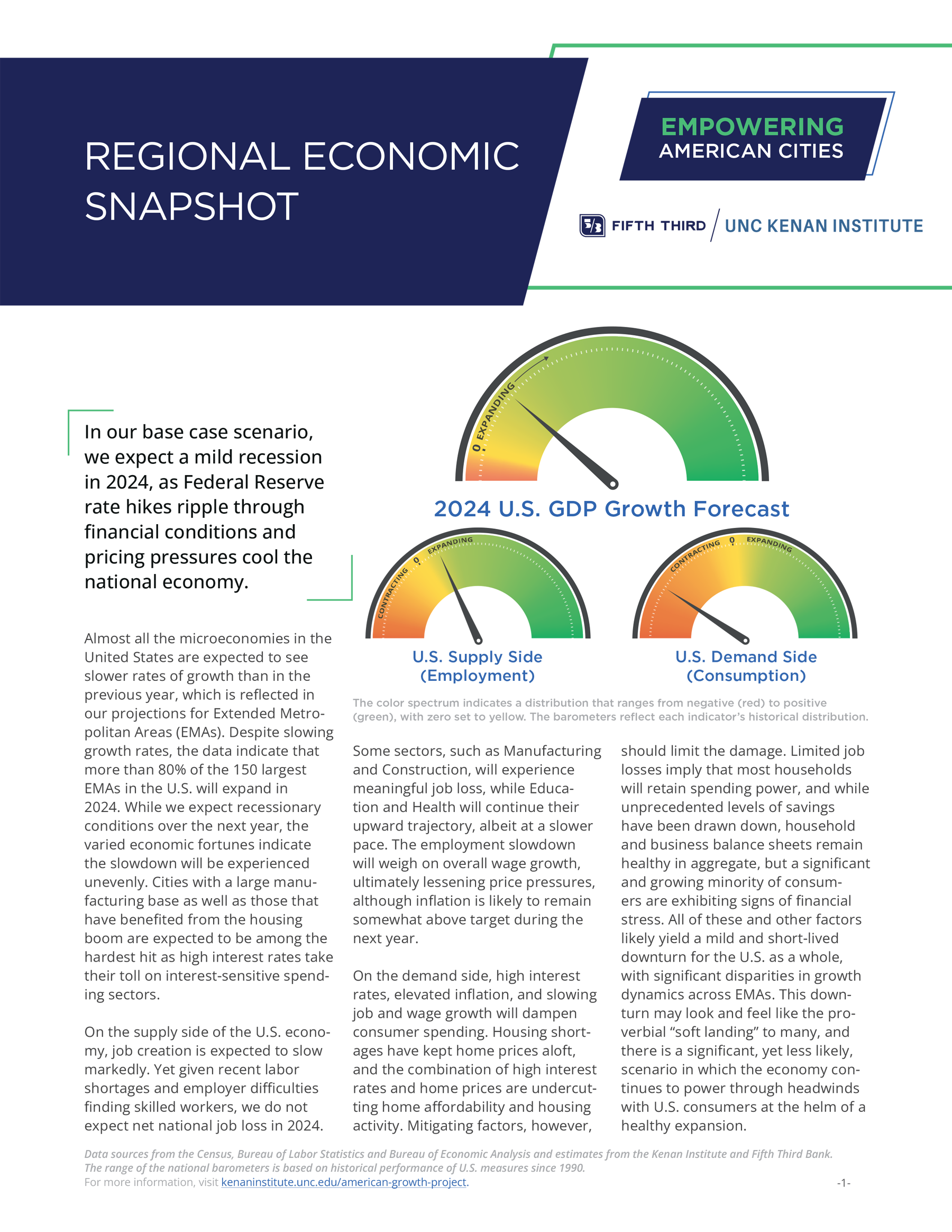 Regional Economic Snapshot Sample